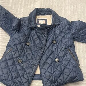Crewcuts Navy Quilted Jacket